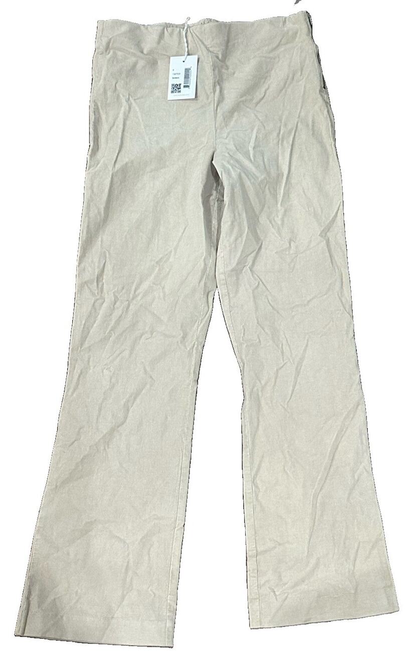 Ecru New York Womens Fine Corduroy Wide Leg Flare Pants Sandstone Size 0 NWT